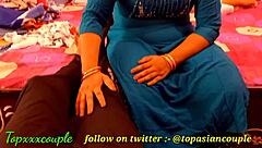 asian couple delivers intense close-up blowjob ending in full mouth cum swallow on ranch