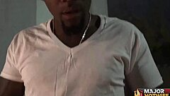 kyra rose takes rome major's big black cock deep in her sensual bedroom session?