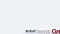 head girl grabs the naughty student over her knee, spanks her hard then fingers her to a squirting mess