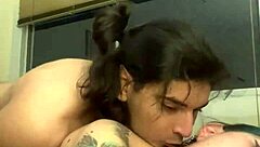 we got so horny waiting for pizza delivery, the guy's taking forever!!