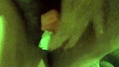 Ginger paris stuffs marshmallows in pussy then pisses everywhere