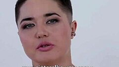 black dude rams his monster cock up that tough lesbian's ass