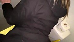 caught us anal fucking in restroom but we didn't stop