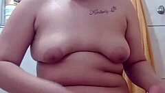 Pov I catch her secret for that smooth Brazilian pussy cream trick