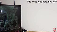 double blowjob deepthroat with my redhead friend pov