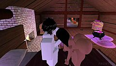 lightskin babe begs hard then takes massive cock pounding