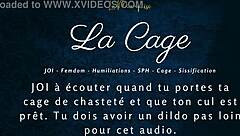 hey cutie 😈 in la cage femdom makes you jerk caged anal joi