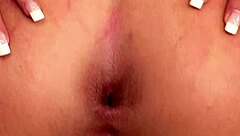 young brunette gets fucked raw in wild fmm threesome!