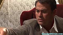 Facialized Babe Ends Superhero Threeway With Cumshot Blast