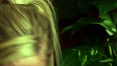 Hot babe takes massive facial jizz load gulps every drop pov