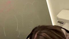 caught us anal fucking in restroom but we didn't stop