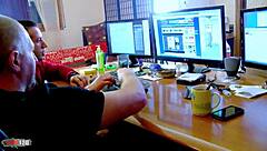 lana fever takes max casanova's big cock hard on couch