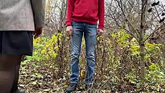 uhh my fat milf mother-in-law's hairy pussy owns this nasty outdoor pantyhose piss fetish