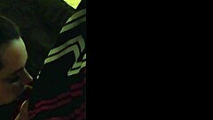 Amber welcomes rookie cameraman into her warm wet mouth