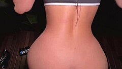 fucking a stranger late at night with huge tits and ass