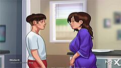 SummerTimeSaga Mature Jerks Off Huge Teen Cock E1 51