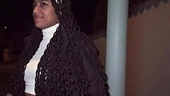 Big Brazilian agent fucks me hard with her tits and ass