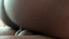 waking up to my ebony wife's creamy pussy riding my big black cock morning style