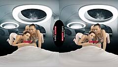 four hot czech babes in stockings ride cocks in this wild outer space foursome orgy 🚀💦