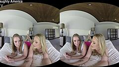 VR Threesome: Harley Jade and Karla Kush Go Wild in Naughty America Reality