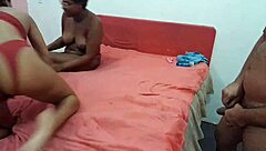 chubby grandpa's heart races bareback fucking latina lesbian asses