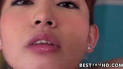 i fondle these fake cocks in my wet asian pussy first time ever