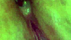 Shoving anal plug deep while g-spot vibrator makes her squirt