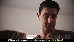 blonde stepdaughter gives blowjob and takes creampie ride