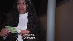 Big Brazilian agent fucks me hard with her tits and ass