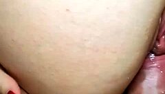 she pulls off the condom and i creampie her wet emo pussy real homemade couple fuck