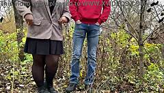 uhh my fat milf mother-in-law's hairy pussy owns this nasty outdoor pantyhose piss fetish