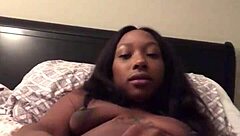 aries pleasures creamy pussy with her bbc