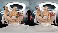 four hot czech babes in stockings ride cocks in this wild outer space foursome orgy 🚀💦