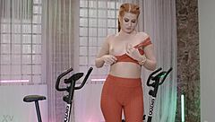 All-Natural Redhead Gia Tvoricceli Creampied Rough After Workout Session