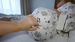 hey check out this pov where naughty petite stepsister rides big cock missionary then takes creampie doggystyle on bed