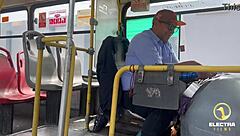 Peruvian Redhead Fucks Bus Driver Raw To Skip Fare Deepthroat Cowgirl!