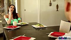 stepmom's dripping pussy needs your tongue now lick it teen!