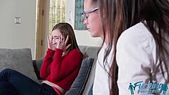 Gracie May Green tempts in taboo family therapy with horny stepmom