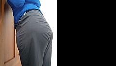 real nurse milf shows off her big ass sex skills in hospital homemade tape