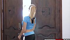 What if stepmom catches you fantasizing her big tits for pov titty fuck?