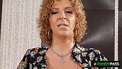 Massive Tits Cheating Wife Sara Jay JOI for Husband's Best Friend Shaved Pussy Tease.