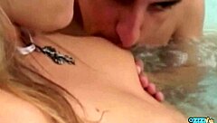 two nasty sexy bitches crave one lucky guy's rough cock in their mouths and puffy tits!