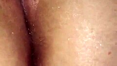 wife spreads her pussy wide with that big dildo toy