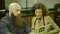 wanna watch this couple skip plans to fuck girlfriend's huge ass instead?