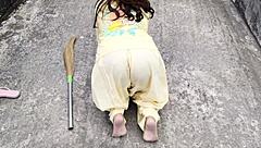 young married bhabhi rooftop anal with huge desi cock! 🍆🏠😍💦