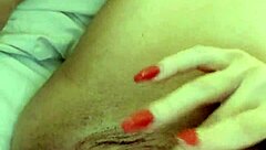 Alina's wild squirting explosion in hotel room tattoo blonde masturbation! 💦🏨