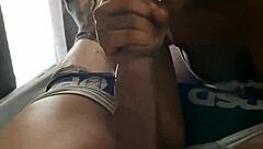 ebony amateur sucks big black cock real good