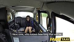 WOW PERFECT TITS GET FULL TAXI TREATMENT WITH ORAL AND HARD FUCK!