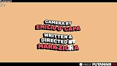 WATCH Futa Girls STOP TIME For SHEMALE ORGY Cum-Filled Humiliation Epic!!