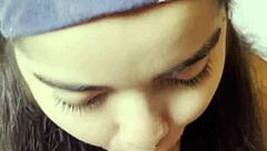 hot slow morning blowjob from gulosa branquinha ends with swallowed cum